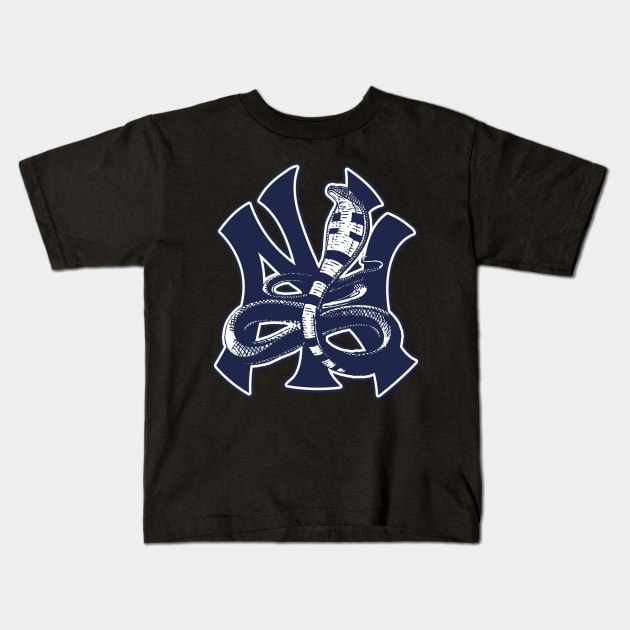 Bronx Zoo Cobras Kids T-Shirt by AxeandCo